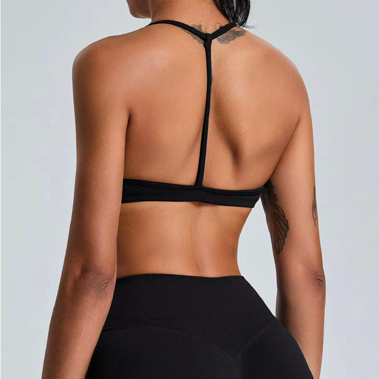 Top Strip Negro Twist