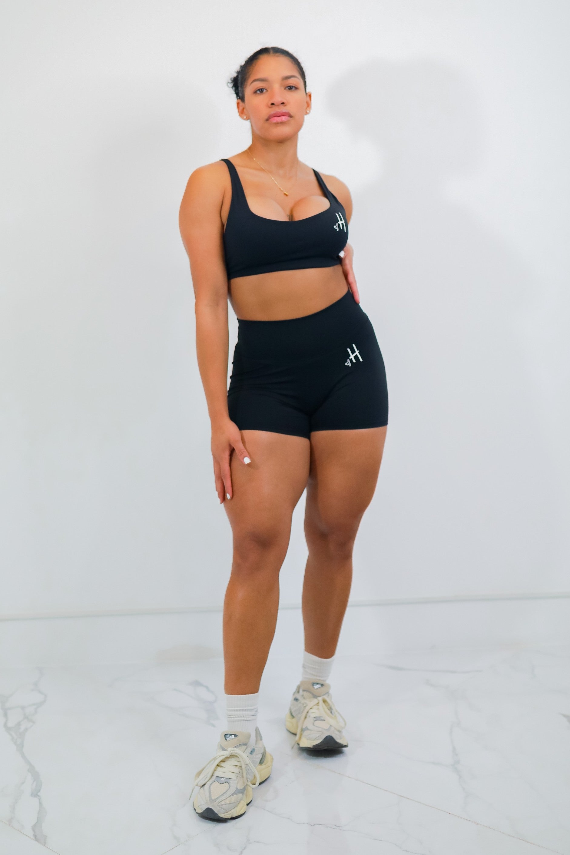 Conjunto de Top + Short Negro