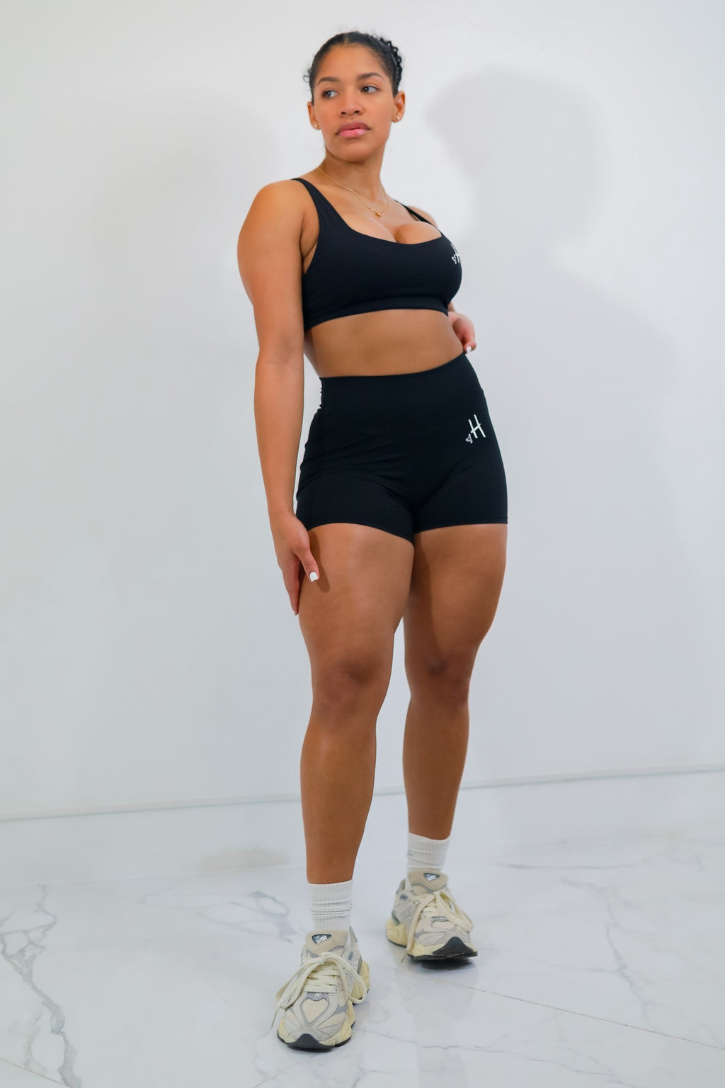 Conjunto de Top + Short Negro