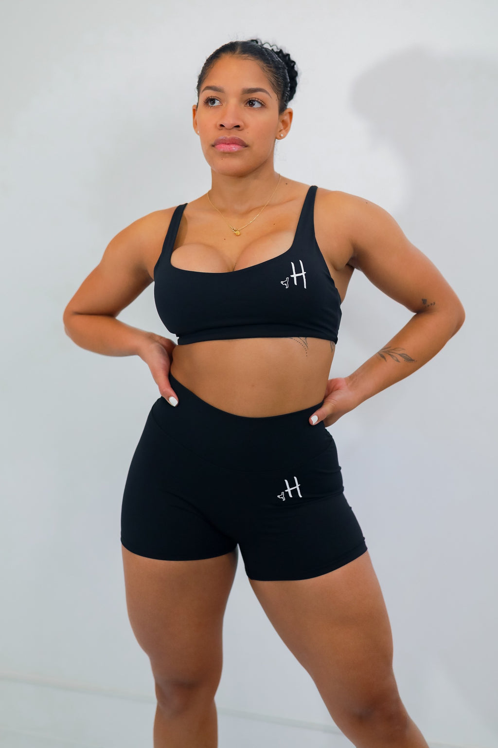 Conjunto de Top + Short Negro