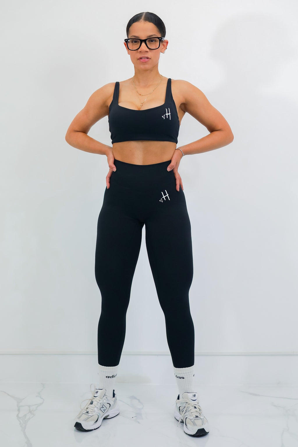 Conjunto de Top + Leggings Negro