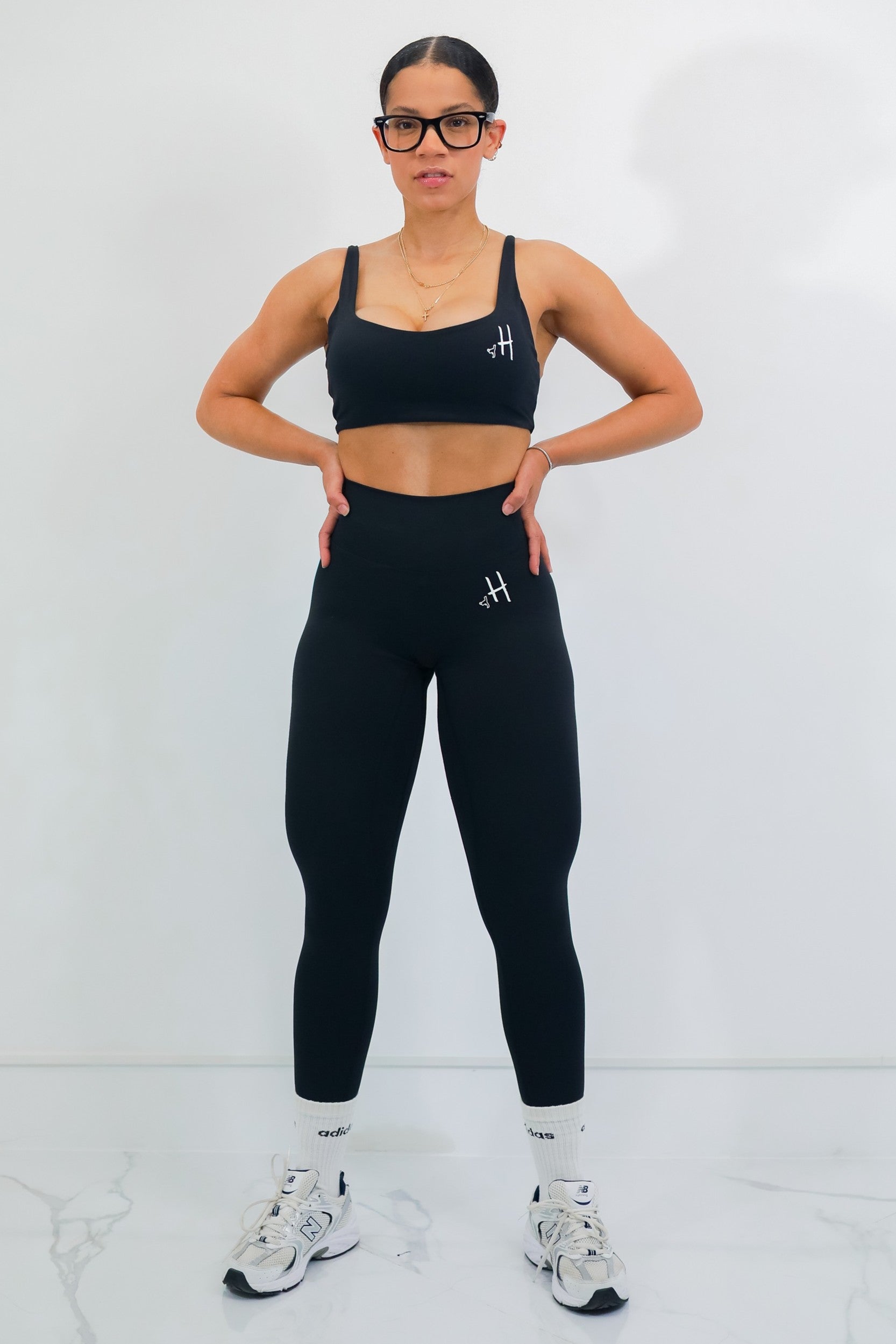 Conjunto de Top + Leggings Negro