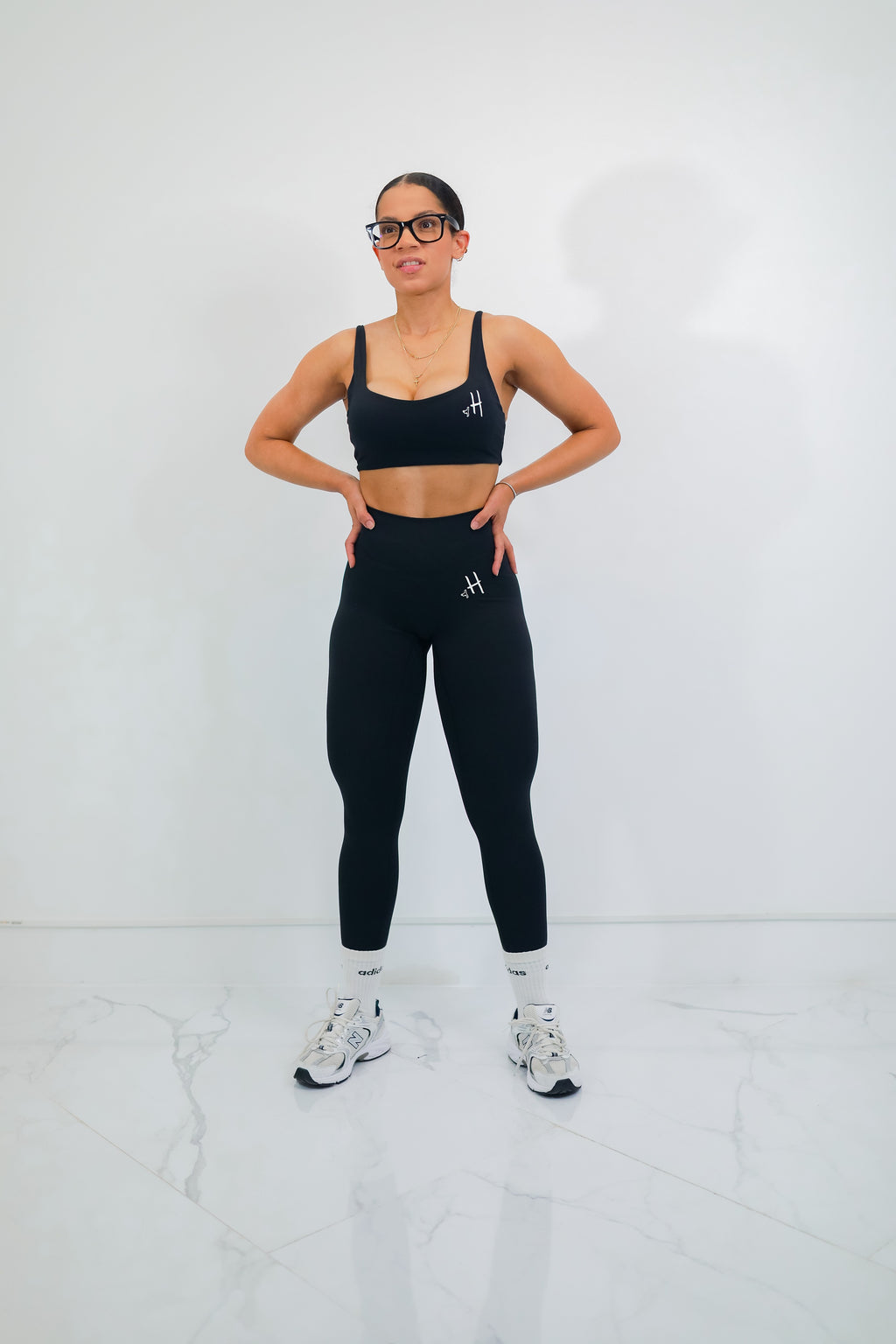 Conjunto de Top + Leggings Negro