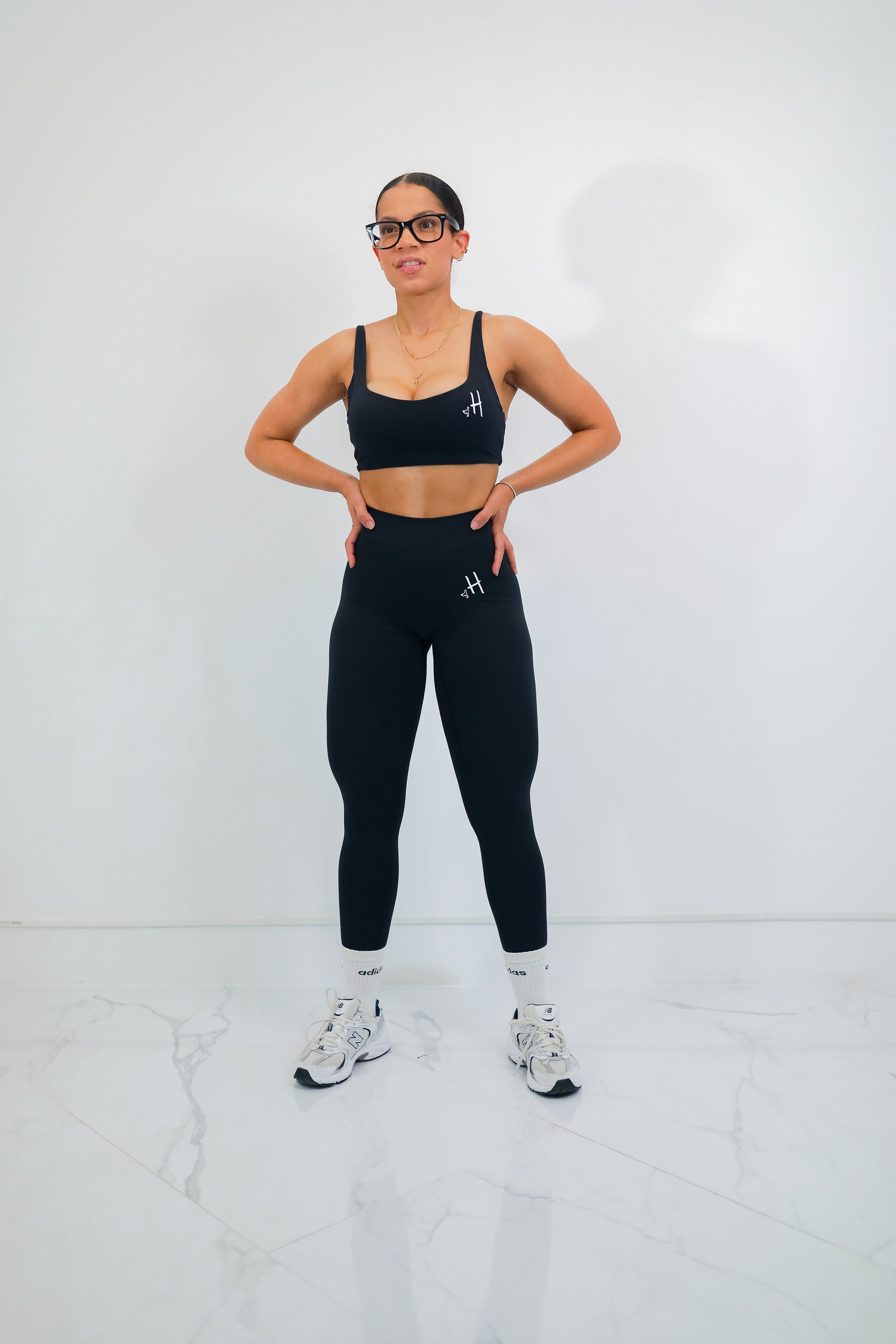 Conjunto de Top + Leggings Negro