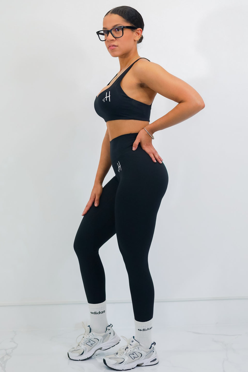 Conjunto de Top + Leggings Negro