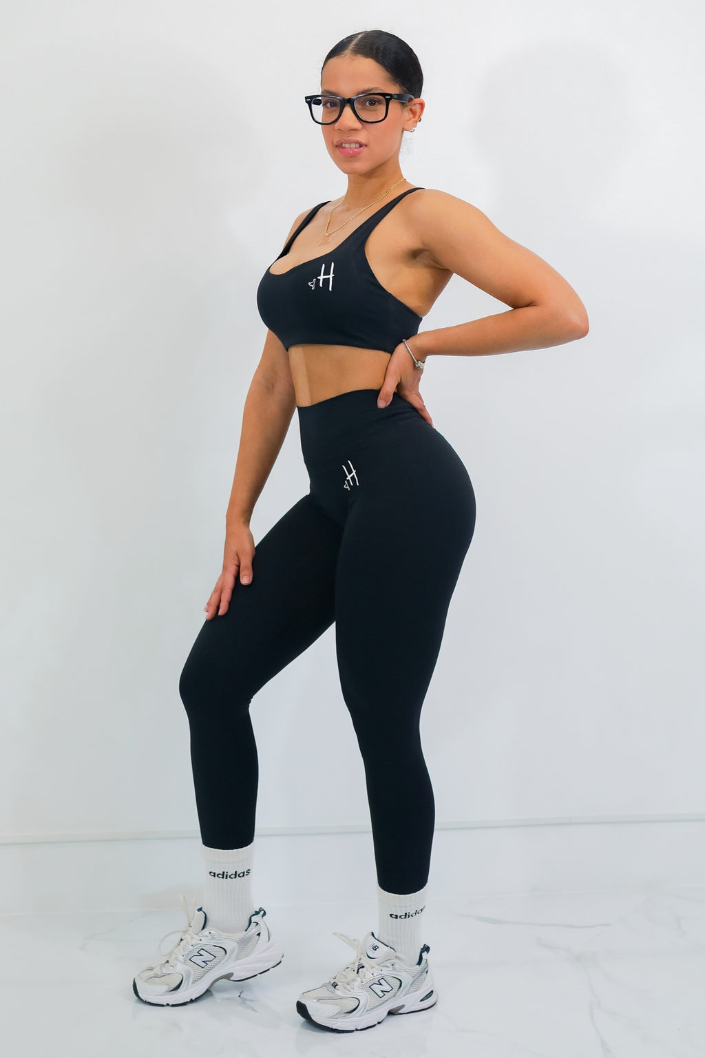 Conjunto de Top + Leggings Negro