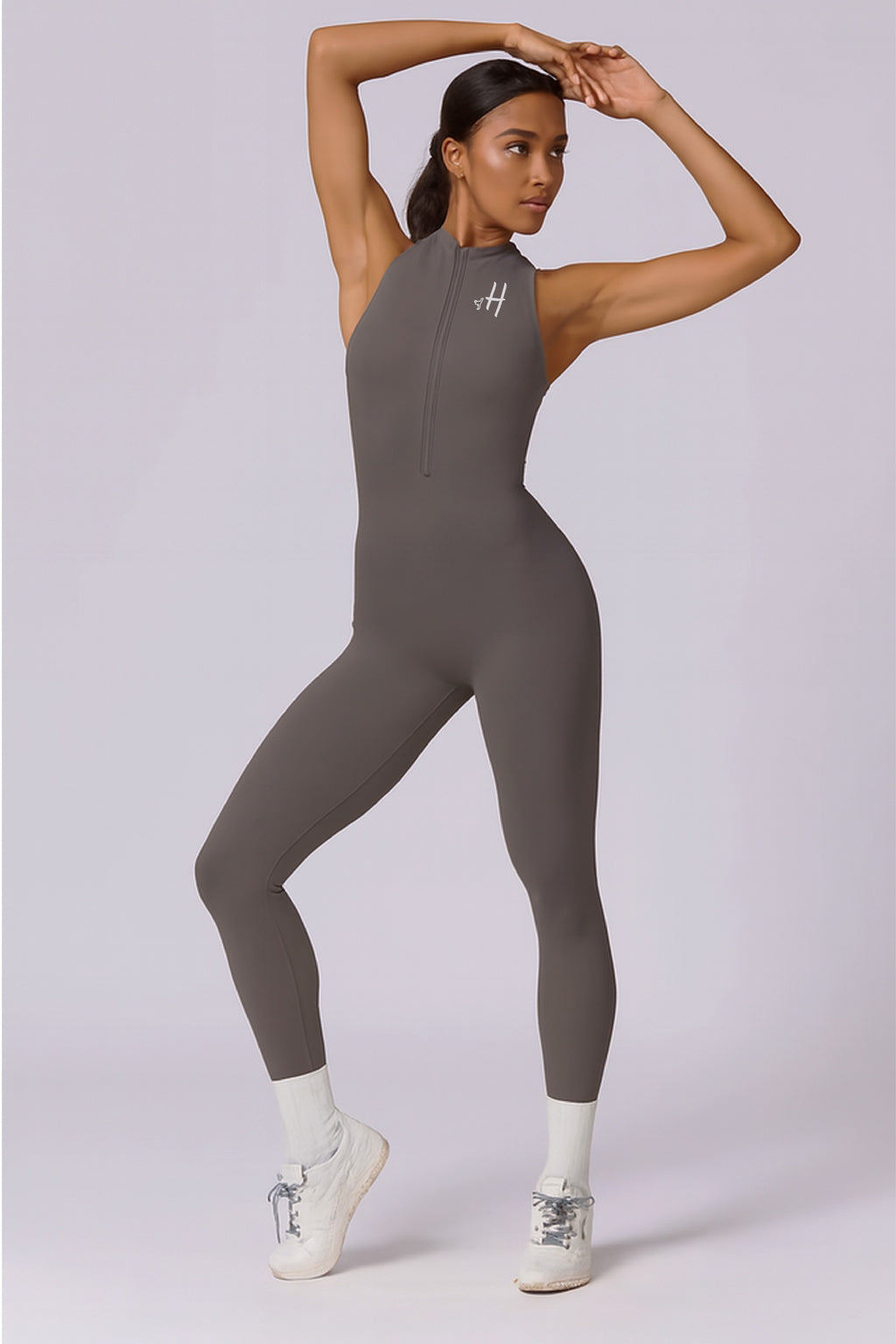 Body Sin Mangas Gris