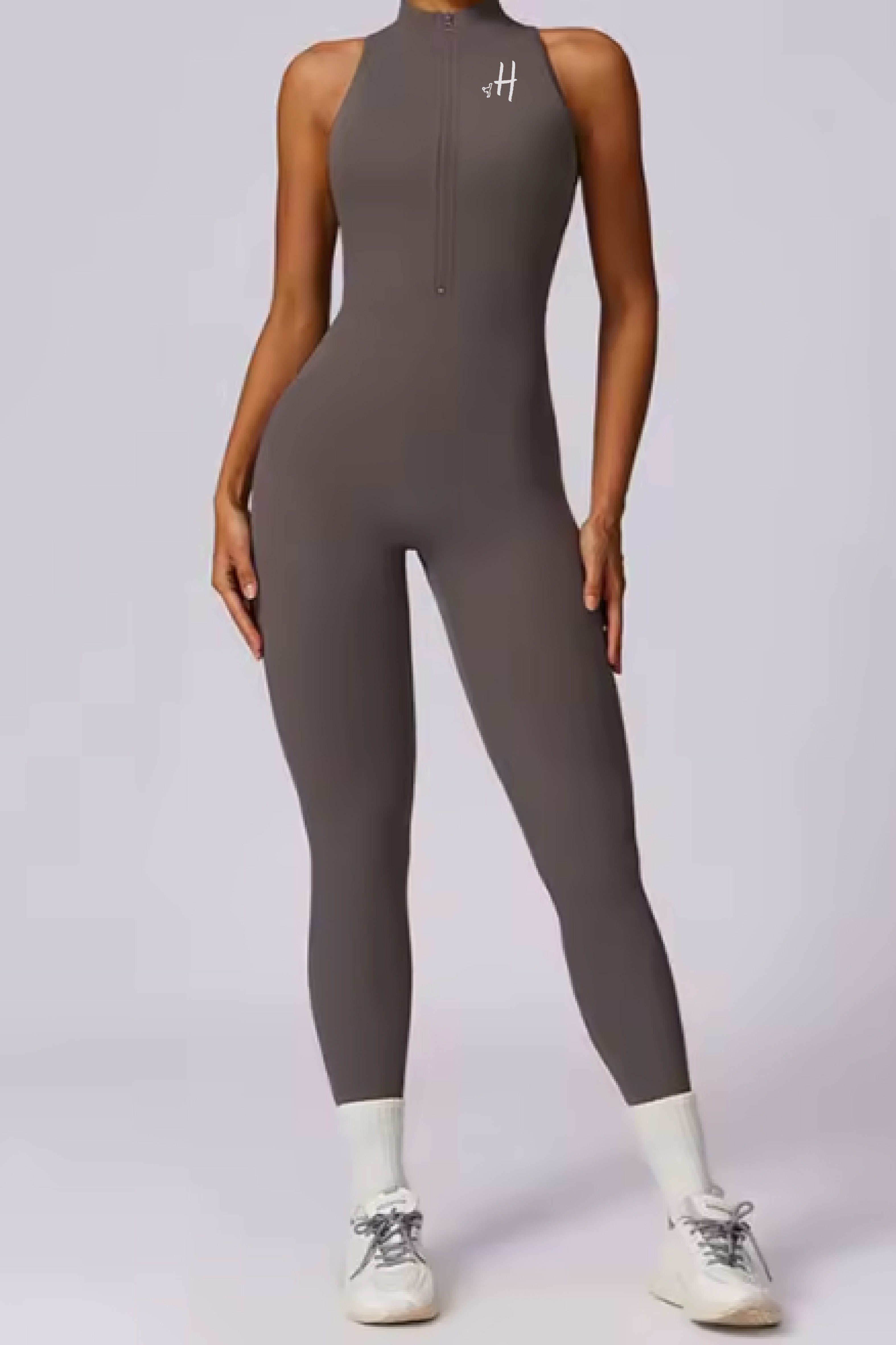 Body Sin Mangas Gris