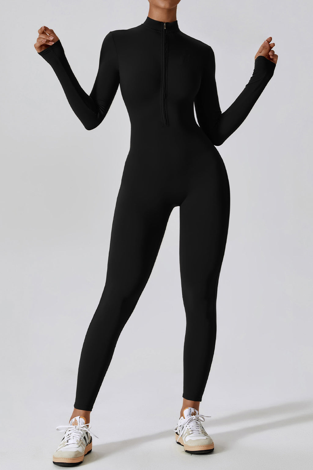 Body Manga Larga Negro