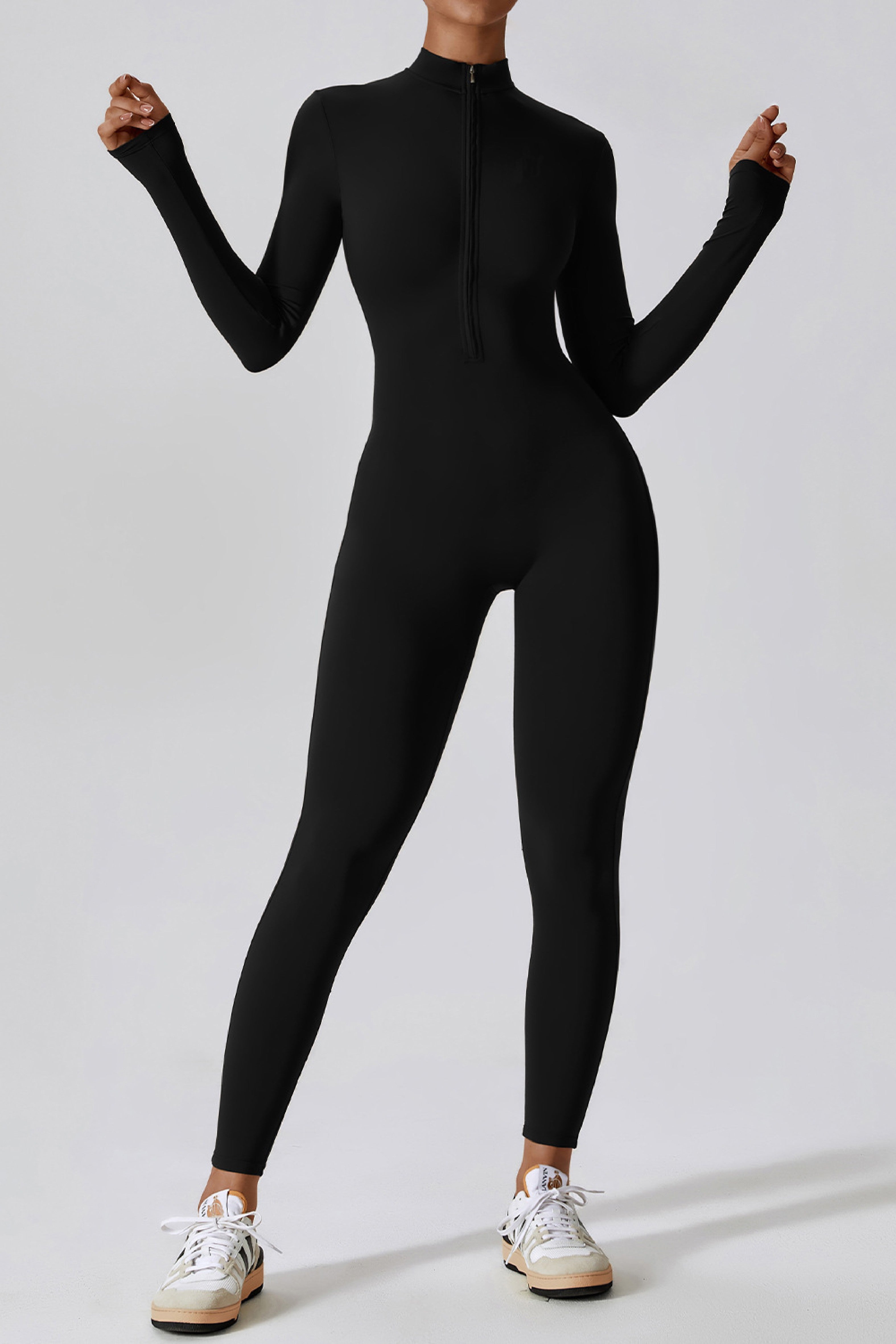 Body Manga Larga Negro