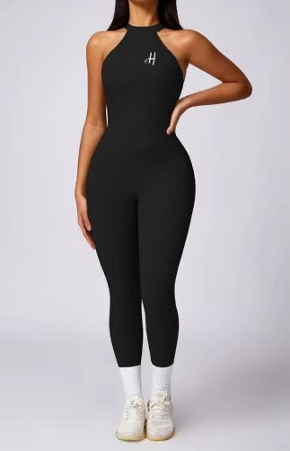 Body Cuello alto y espalda descubierta Negro