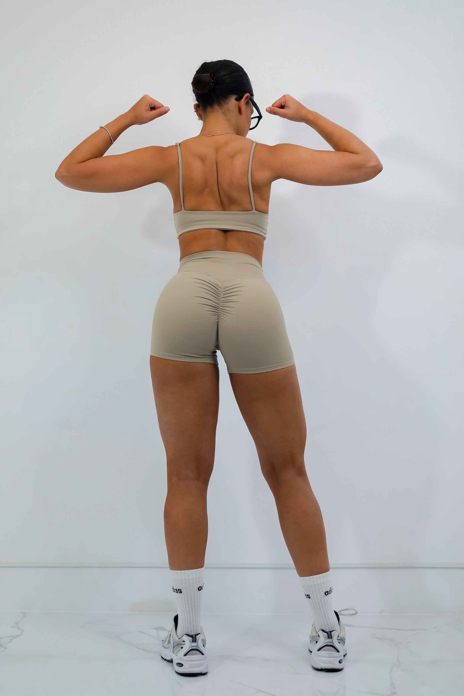 Conjunto de Top + Short Beige