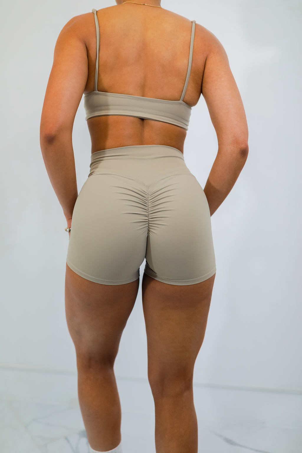 Conjunto de Top + Short Beige