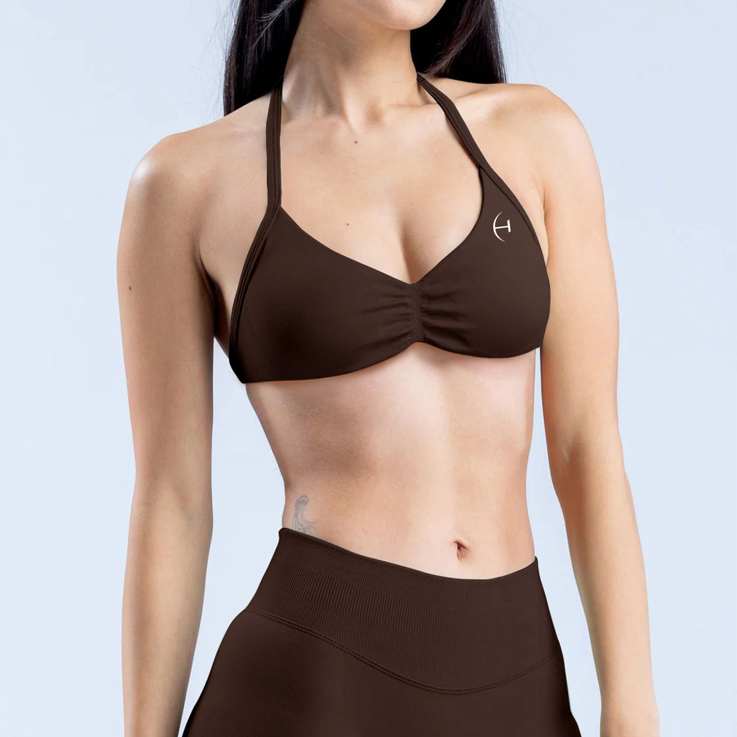 Top Strip Marrón Choco